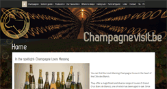 Desktop Screenshot of champagnevisit.be